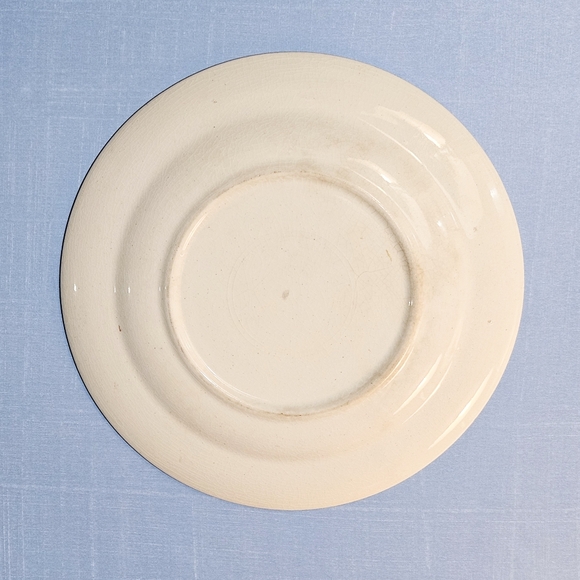 Vintage Plate with Flowering Tree Design - Picture 4 of 13